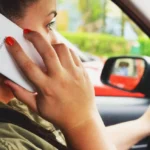 person-woman-smartphone-car